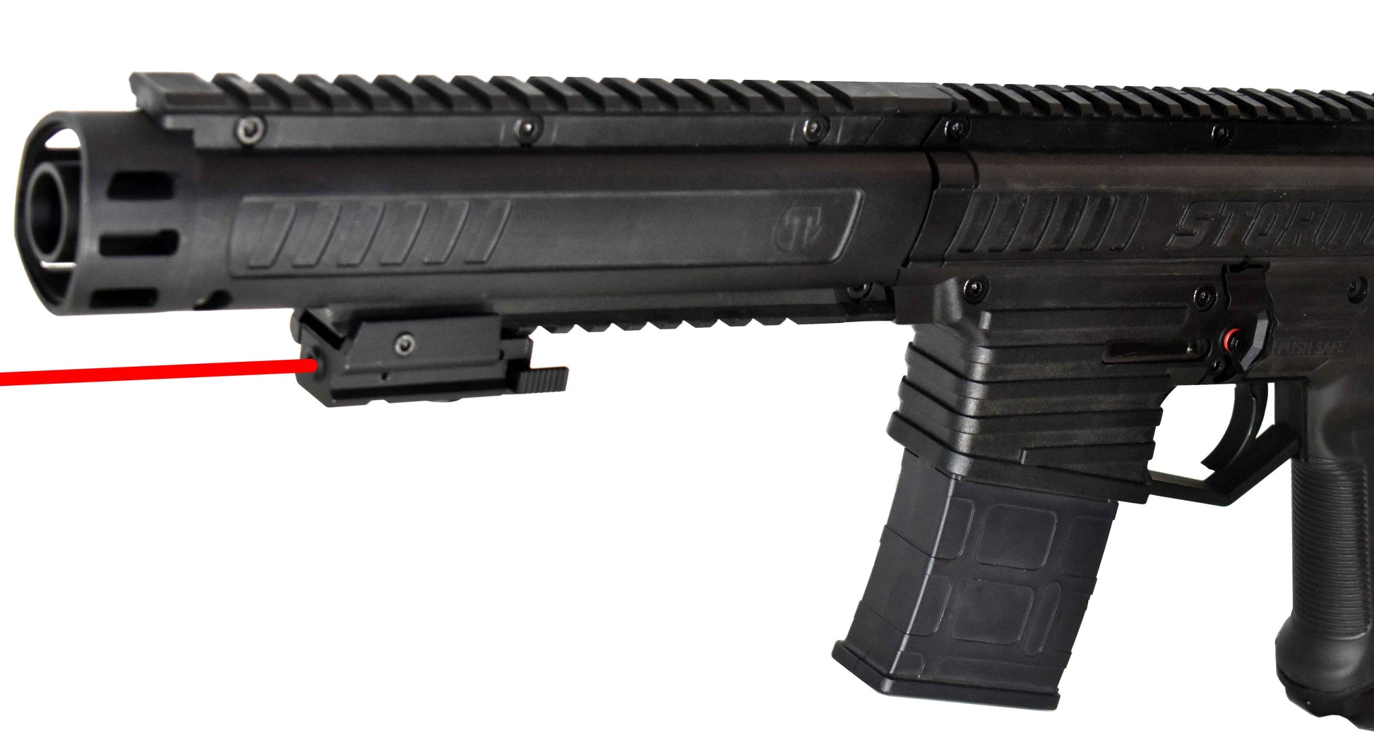 red laser sight for Tippmann stormer paintball marker.