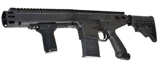 Tippmann Stormer paintball marker stubby grip black. - TRINITY PAINTBALL