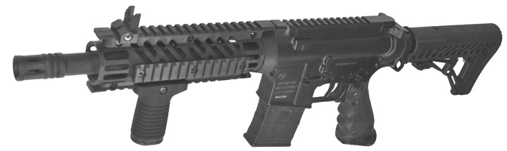 tactical paintball marker grip.