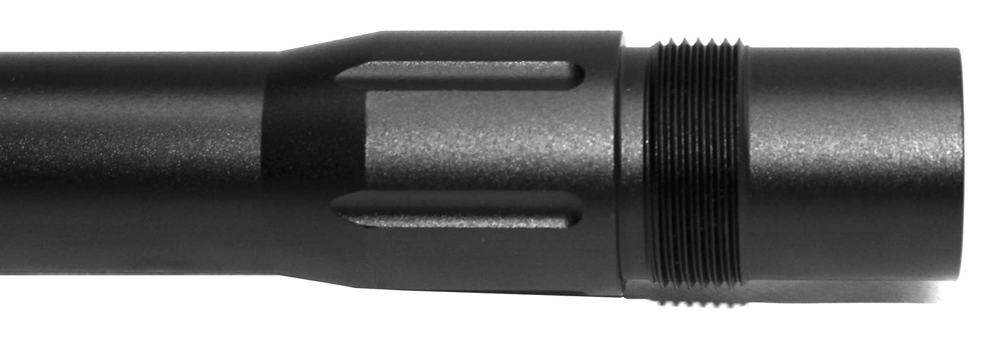 Tactical barrel 16 inches long compatible with Azodin Blitz Marker Cocker threads.