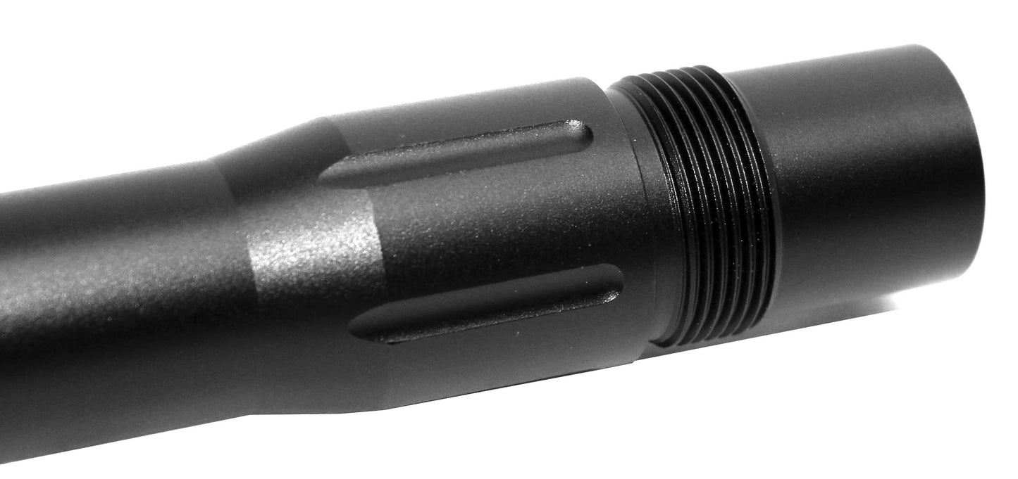 Tactical barrel 16 inches long compatible with Azodin Blitz Marker Cocker threads.