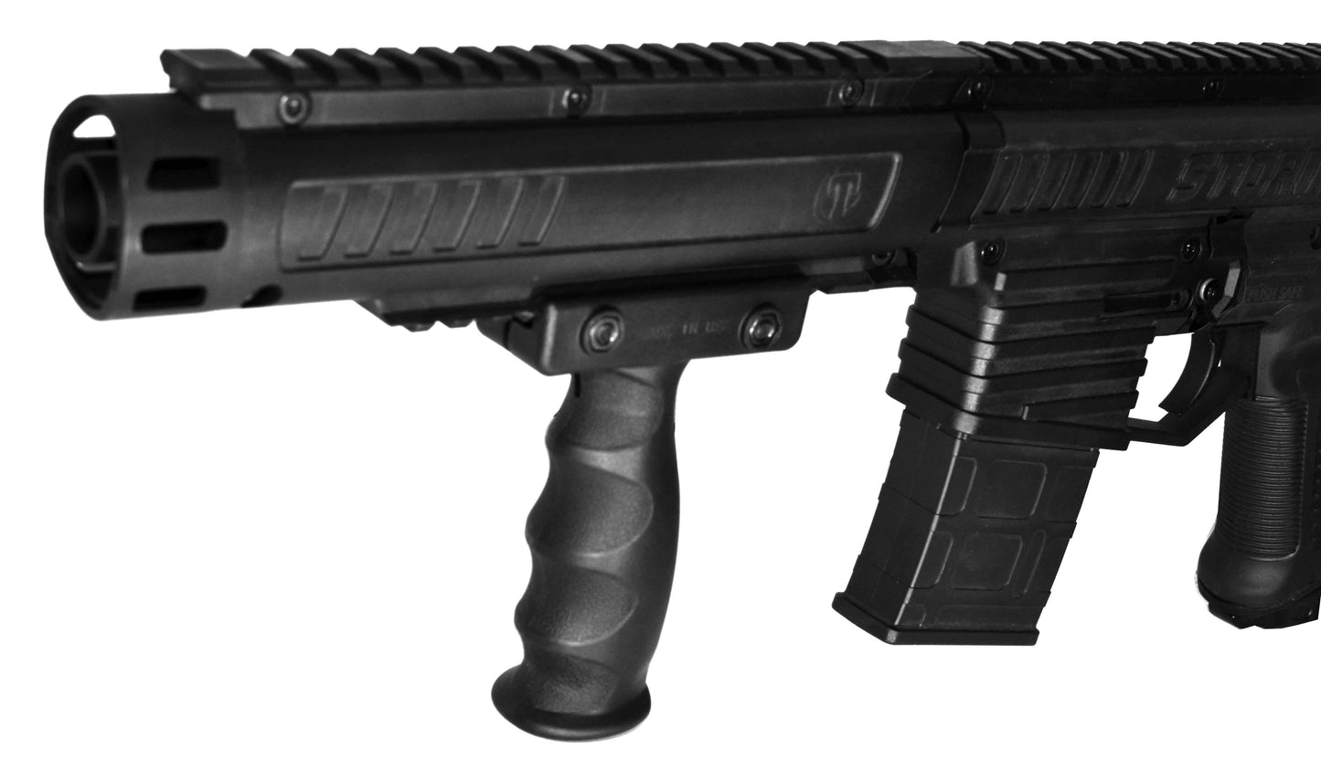 Tactical grip black for Tippmann Stormer Paintball marker.