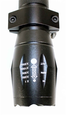 Trinity tactical 1000 lumen strobe led 5 modes flashlight weaponlight with mount compatible with tactical paintball guns. - TRINITY PAINTBALL