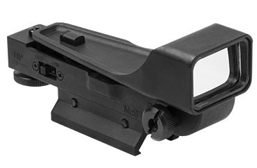 polymer red dot sight for tactical paintball marker.