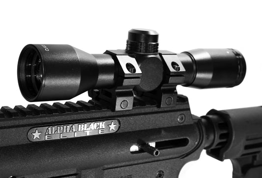 TRINITY 4X32 tactical scope for Tippmann Bravo One paintball marker. - TRINITY PAINTBALL