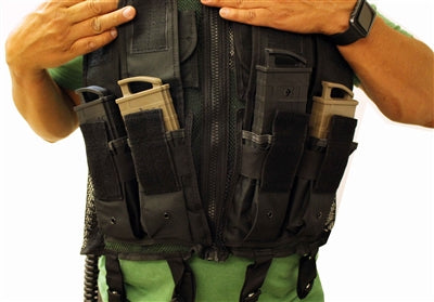 Trinity lightweight mesh tactical vest black M-XL paintballing woodsball gear.
