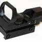 Trinity reflex sight with 4 reticles red green for Tippmann Project Salvo paintball guns.