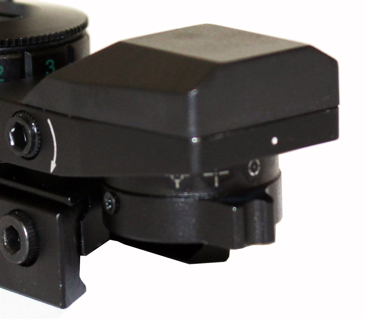 Trinity reflex sight with 4 reticles red green for tactical paintball marker. - TRINITY PAINTBALL