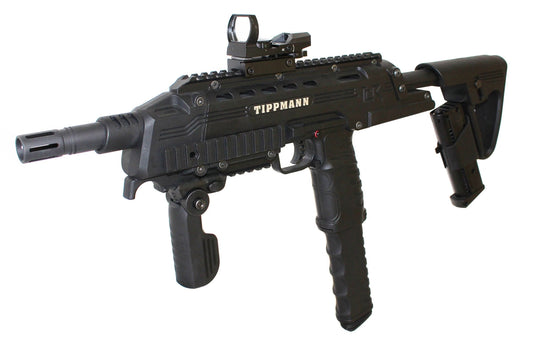 Trinity reflex sight with 4 reticles red green for Tippmann TCR paintball marker.