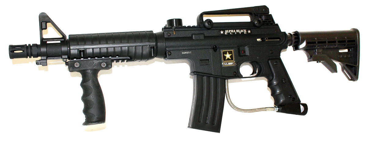 Tactical grip black for Tippmann Bravo One paintball marker. - TRINITY PAINTBALL