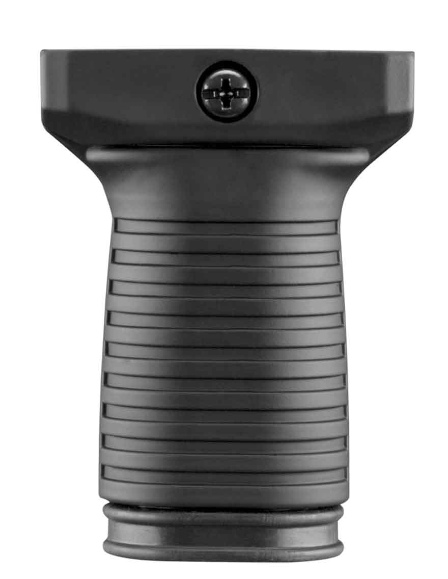 Tactical Picatinny mounted stubby grip black for paintball guns.