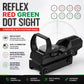 TRINITY 1x30 Reflex Sight for Tippmann Cronus Paintball Marker – Red & Green Dot Picatinny Rail Optic
