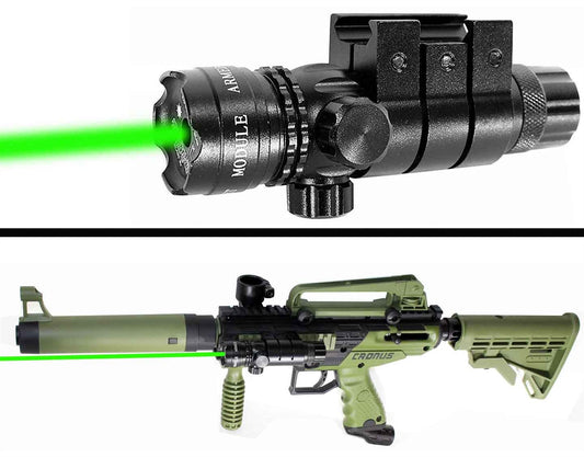 green laser sight for tippmann cronus paintball gun.