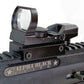Trinity reflex sight with 4 reticles red green for Tippmann Bravo One paintball guns.