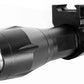 Trinity 1200 lumen strobe led flashlight picatinny mounted compatible with tactical paintball guns.