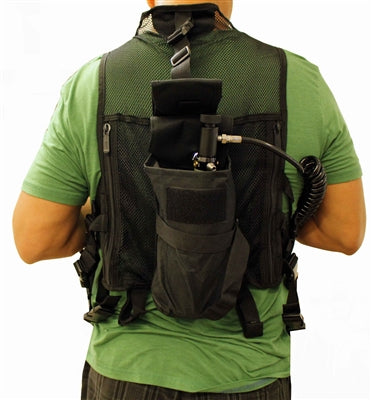 Trinity lightweight mesh tactical vest black M-XL paintballing woodsball gear.