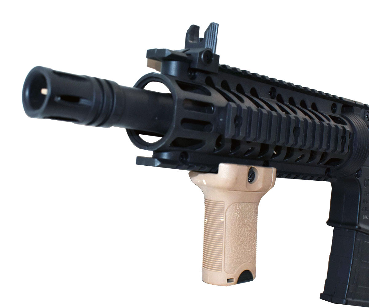 Tactical Mini grip tan for tactical paintball guns.