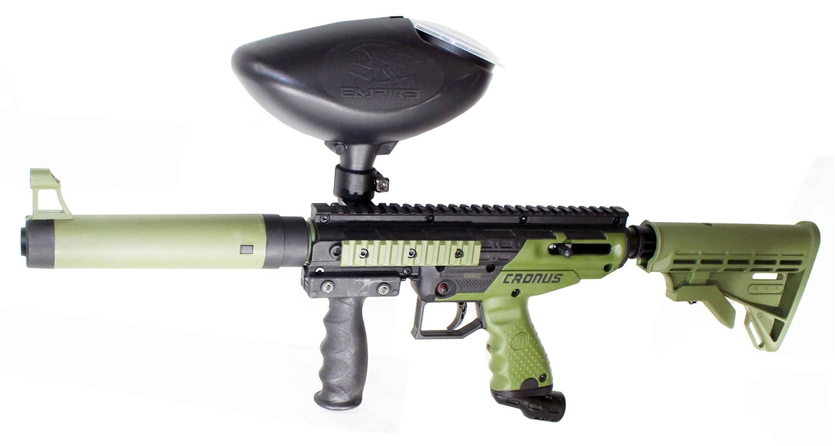 Tactical grip black for Tippmann Cronus paintball gun.